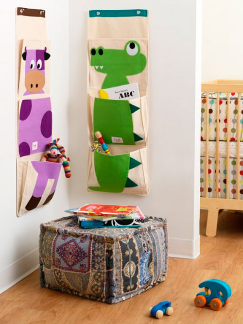 Кармашки для хранения: пусть в детской комнате будет порядок!