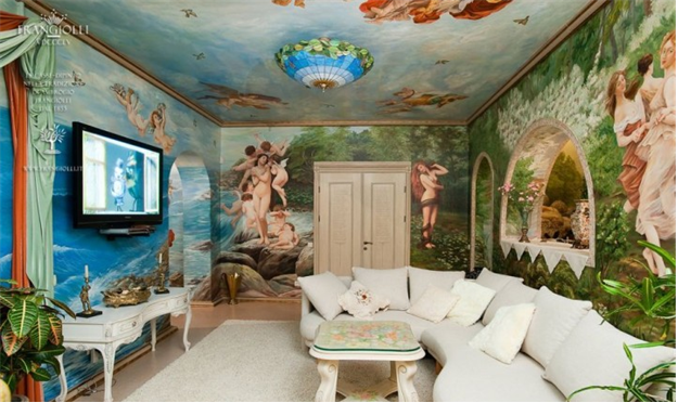 Фотообои: фрески как роскошь в домашнем интерьере