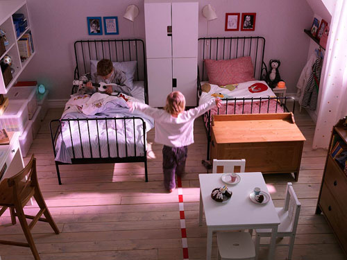 Детская комната для двойняшек: один интерьер на двоих