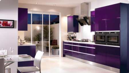 Кухня цвета &#171;баклажан&#187;: примеры изысканного дизайна интерьера