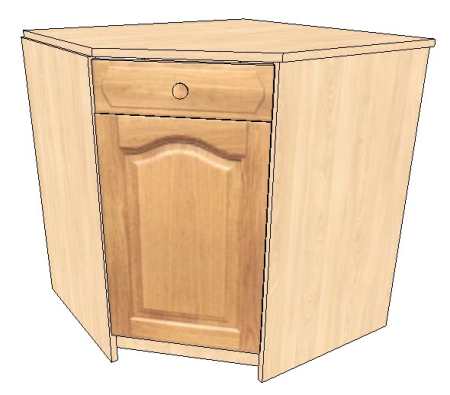 Кухонный угловой шкаф, как выбрать его разновидность и изготовить самостоятельно