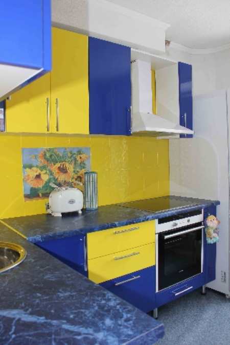 Яркая синяя кухня: как грамотно можно использовать холодный цвет в интерьере