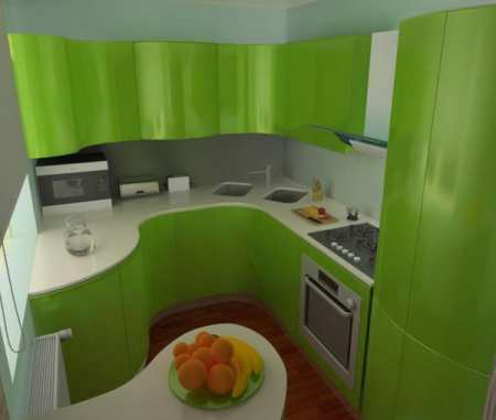 Угловая кухня 6 кв м – дизайн кухонного гарнитура