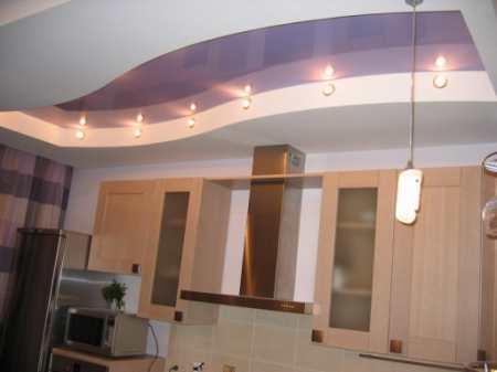 Потолок из гипсокартона на кухне: функции, монтаж и способы отделки