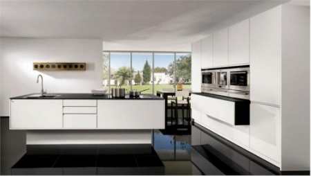 Черно белая кухня: 30 каллиграфически четких интерьеров в ахроматической гамме
