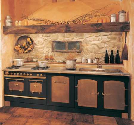Отделка кухни декоративным камнем – атмосфера средневековья в вашем доме